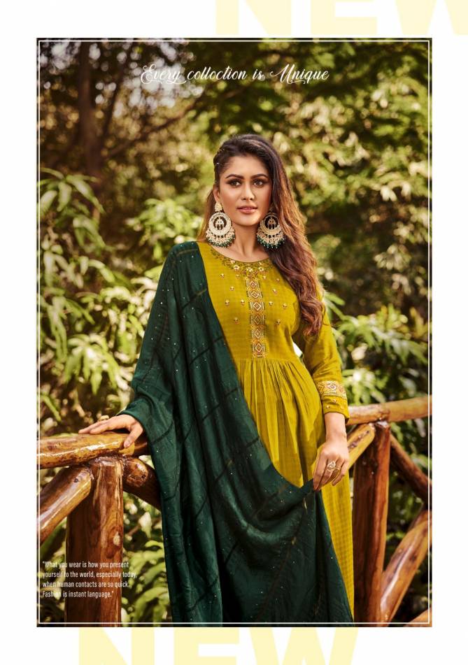 Surabhi By Ladies Flavour 1001-1006 Readymade Salwar Suits Catalog